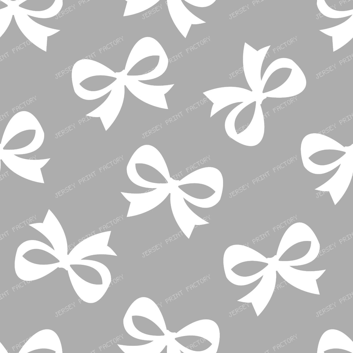 Bow Pattern, Coquette Bow, Ribbon Bow, Cute Bow, White Bow, Black — Gray 1