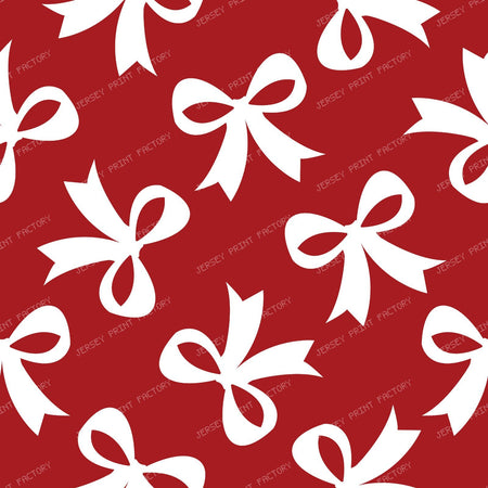 Bow Pattern, Coquette Bow, Ribbon, Cute Bow, White Bow, Black — Red 3