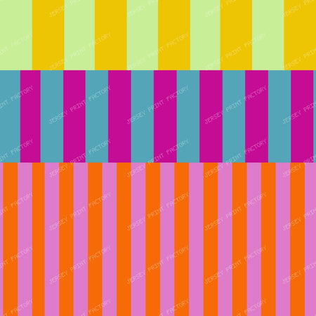 Colorful Geometric Stripes  – Retro Modern Abstract
