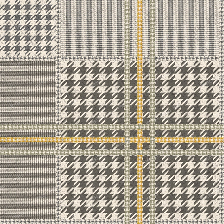 Modern Houndstooth Check — moss green