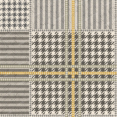 Modern Houndstooth Check — moss green