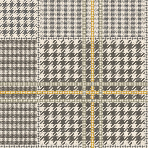 Modern Houndstooth Check — moss green