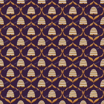 Goldenrod and plum
