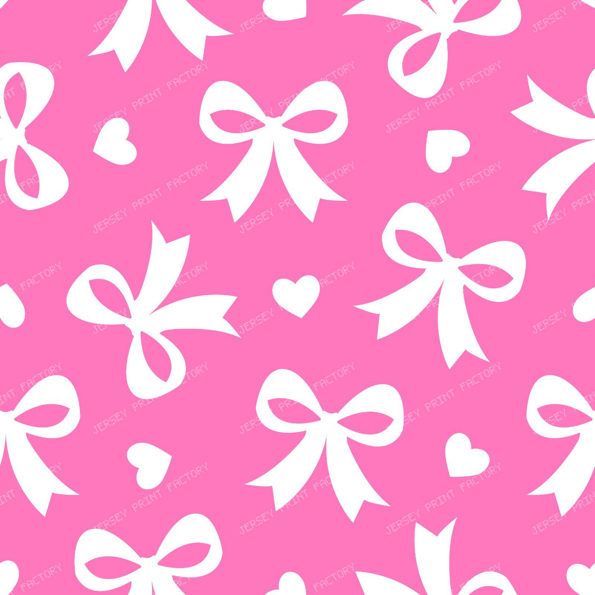 Bow Pattern, Coquette Bow, Ribbon, Cute Bow, White Bow, Hearts, Black — Pink 3