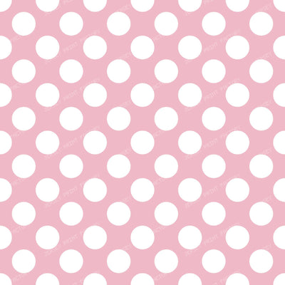 Polka Dots, Polka Dot Pattern, Black and White — Pink