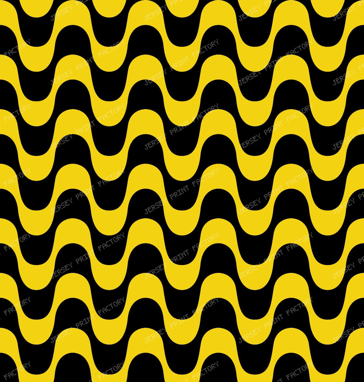Black and White Copacabana Pattern, Copacabana Sidewalk, Beach Pattern — Yellow 2