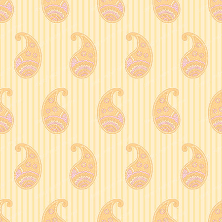 Paisley block print