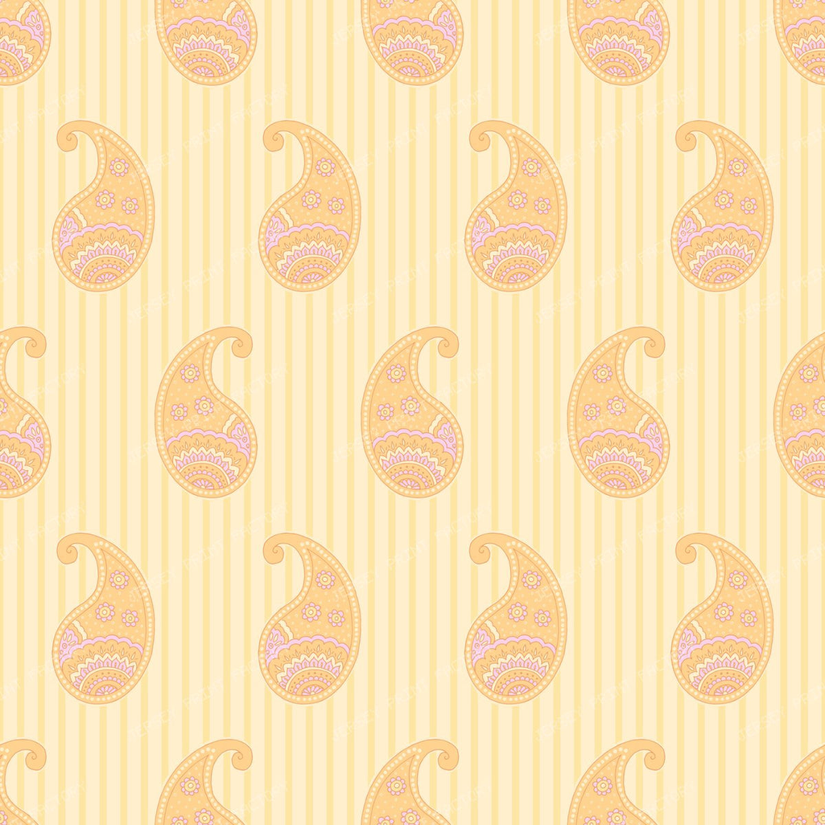 Paisley block print