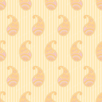 Paisley block print