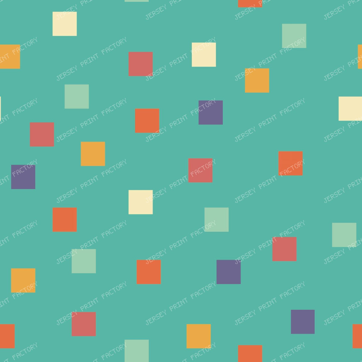 Vintage Alexandria Summer Terrazzo Blender Cream — Teal