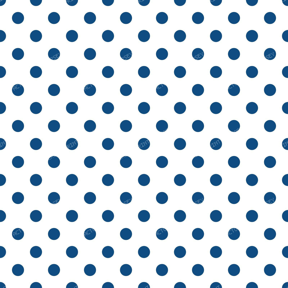 Blue Polka Dots, Polka Dot Pattern, Dots, Dotted — Navy Blue 2