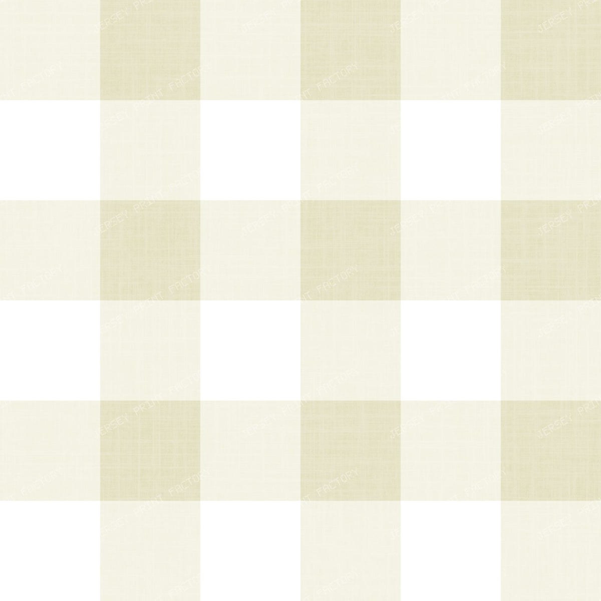 Gingham Check Linen Texture - Modern Farmhouse - Taupe Beige & White — Celery Yellow & White