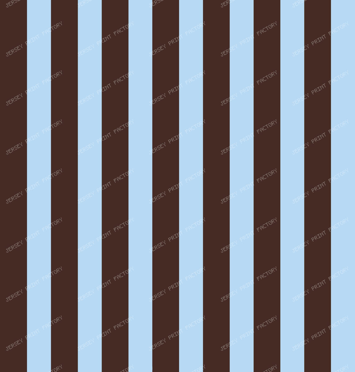 Chocolate Brown and Baby Blue Stripes