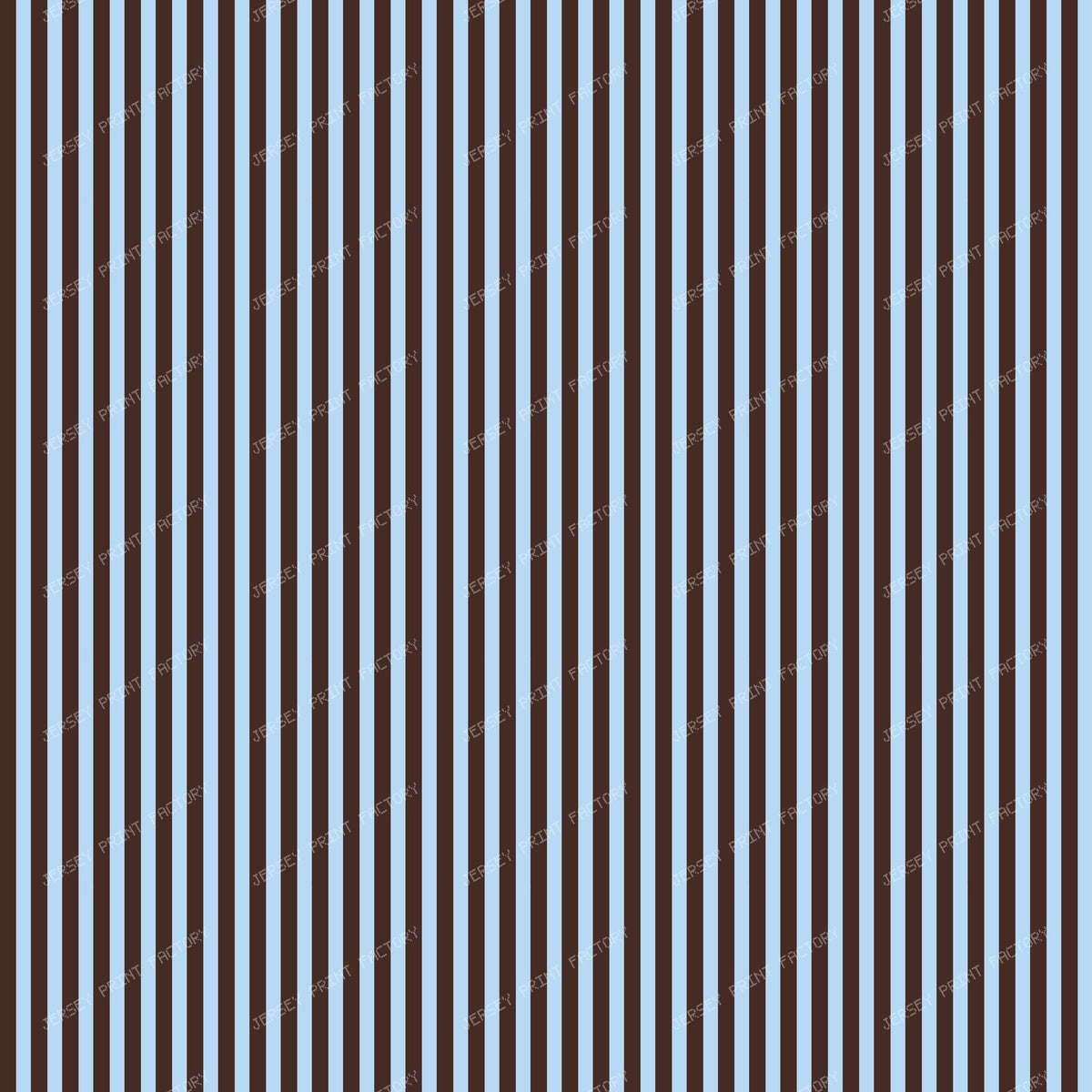 Chocolate Brown and Baby Blue Stripes