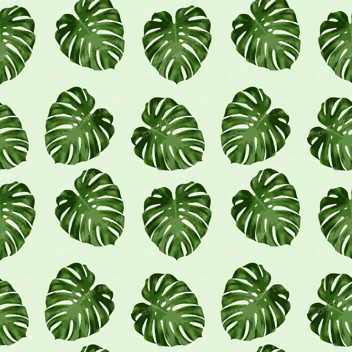 Palm Leaves, Green Leaves, Tropical Pattern