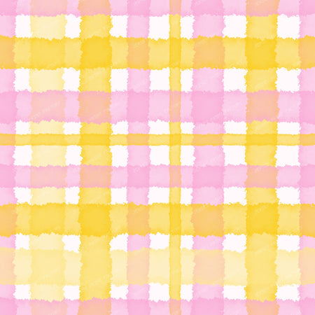 Summery Watercolour Tartan