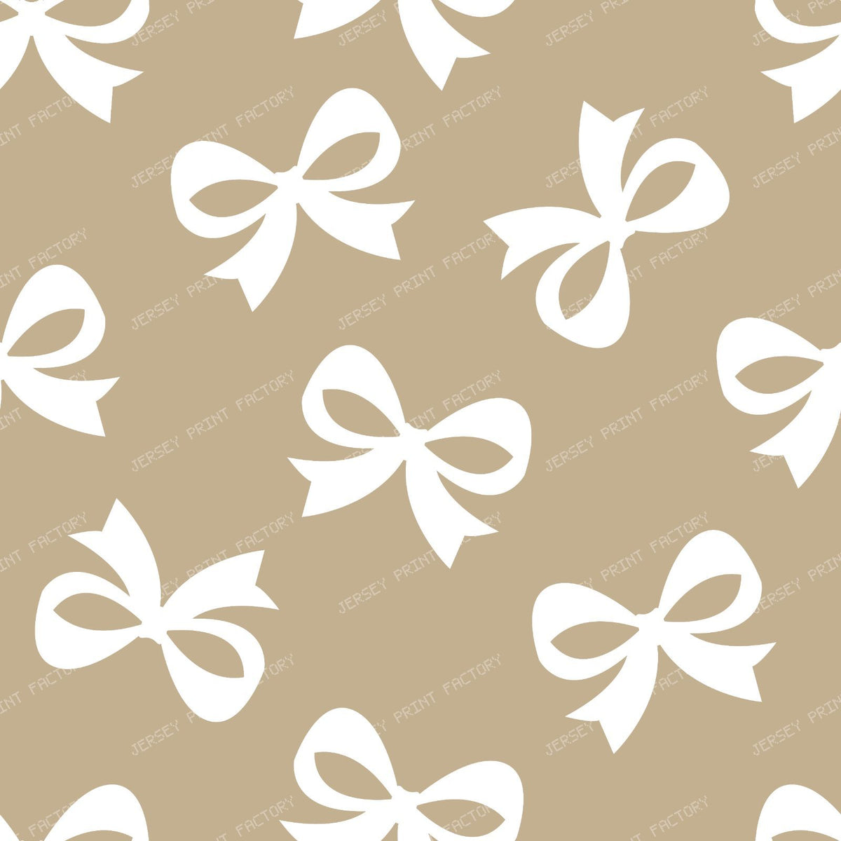 Bow Pattern, Coquette Bow, Ribbon Bow, Cute Bow, White Bow, Black — Beige 1
