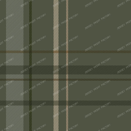 Tartan Plaid Cottagecore Farmhouse Classik Check - Dark Forest Green