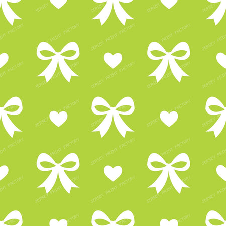 Bow Pattern, Coquette Bow, Ribbon, Cute Bow, White Bow, Hearts, Black — Green 2