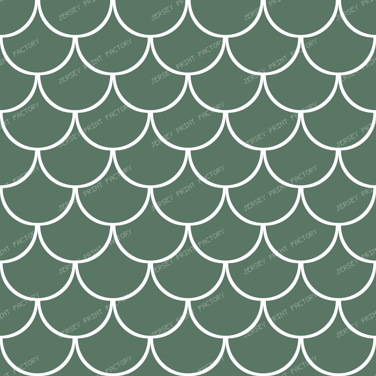 Blue Mermaid Scales, Fish Scales, Dragon Scales, Arch Pattern — Green 4