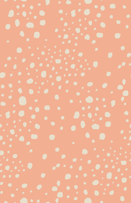 Scattered Dots Peach
