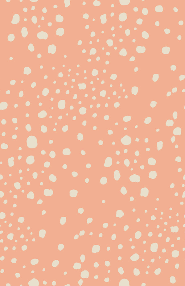 Scattered Dots Peach