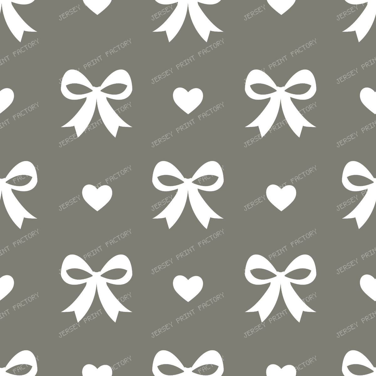 Bow Pattern, Coquette Bow, Ribbon, Cute Bow, White Bow, Hearts, Black — Gray 2
