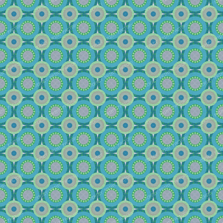 Cool Colors Geometric Circles