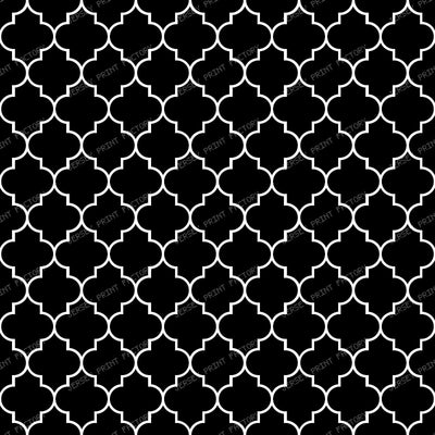 Black And White Latticework, Quatrefoil, Trellis