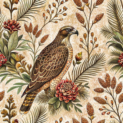 Brown And Beige Falcon