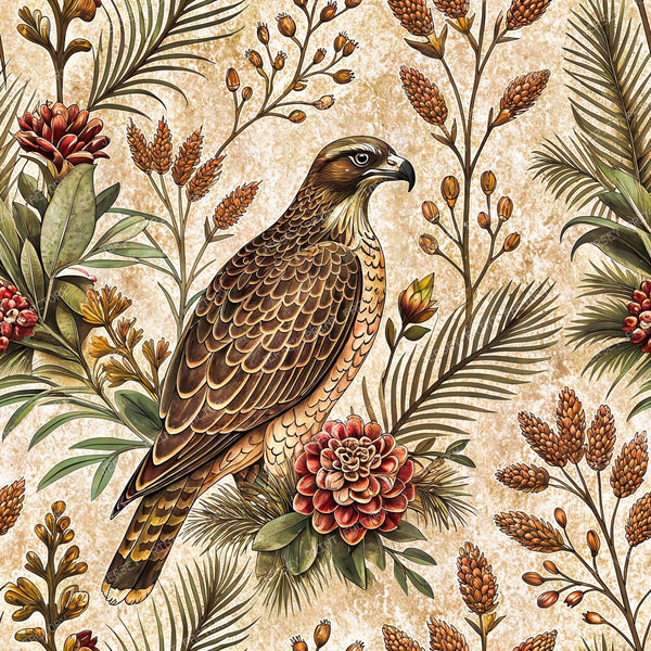 Brown And Beige Falcon