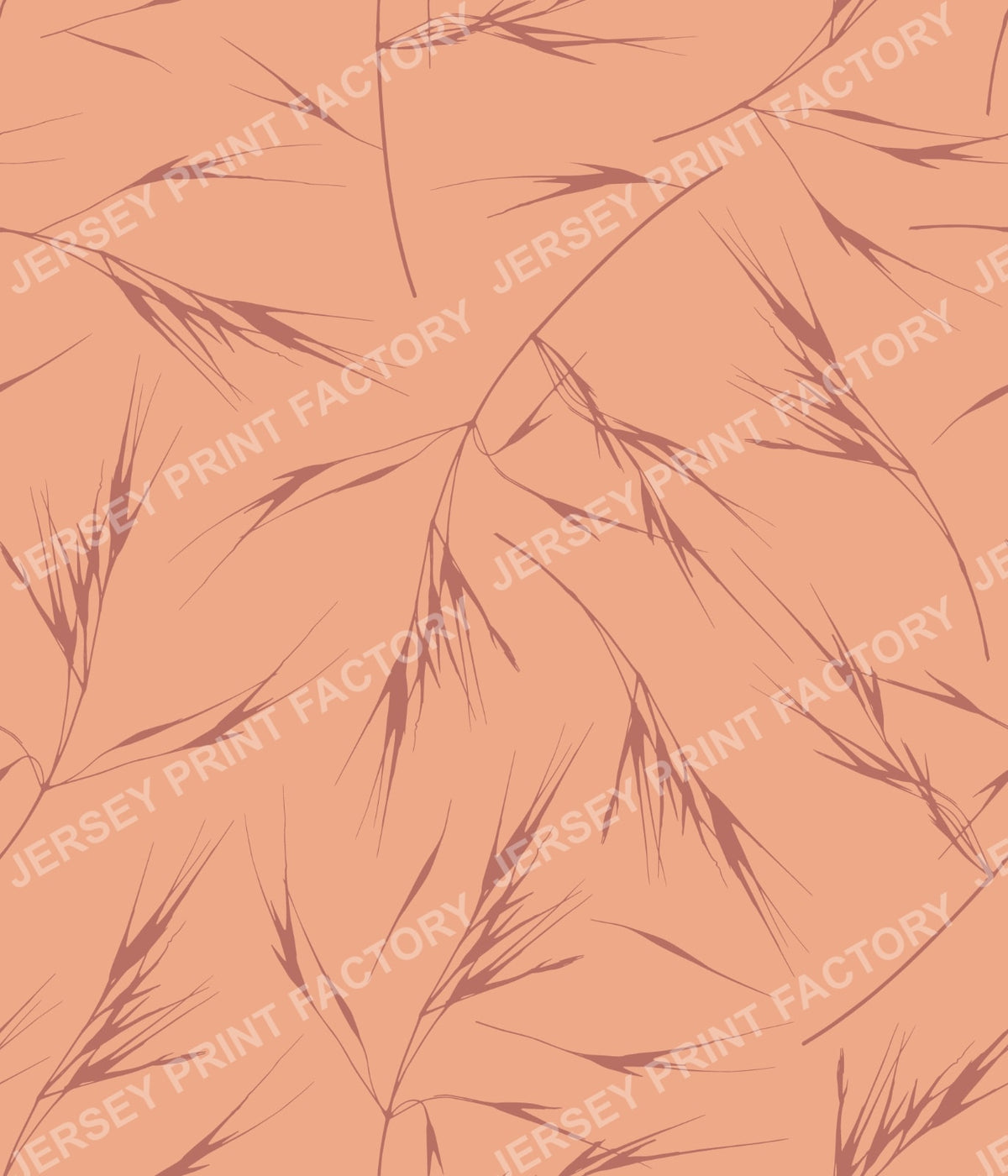 Sway - Soft Neutral Grass Pattern for Calm Modern Spaces - Clay