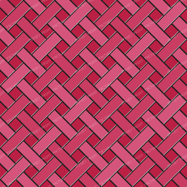 Pewter Stained Glass Weave — Hot Pink