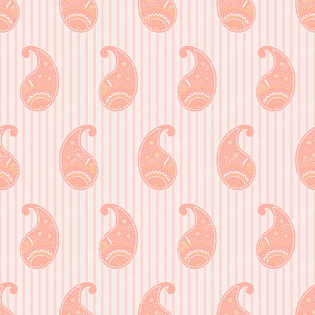 Paisley block print