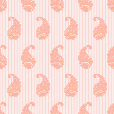 Paisley block print