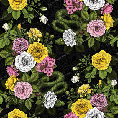Hidden in the roses — in green, yellow, pink and white