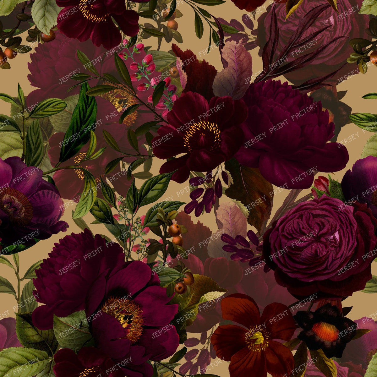 A Grandmillennial Garden with Refined Vintage Elegance and Timeless Romance - Dark Sand