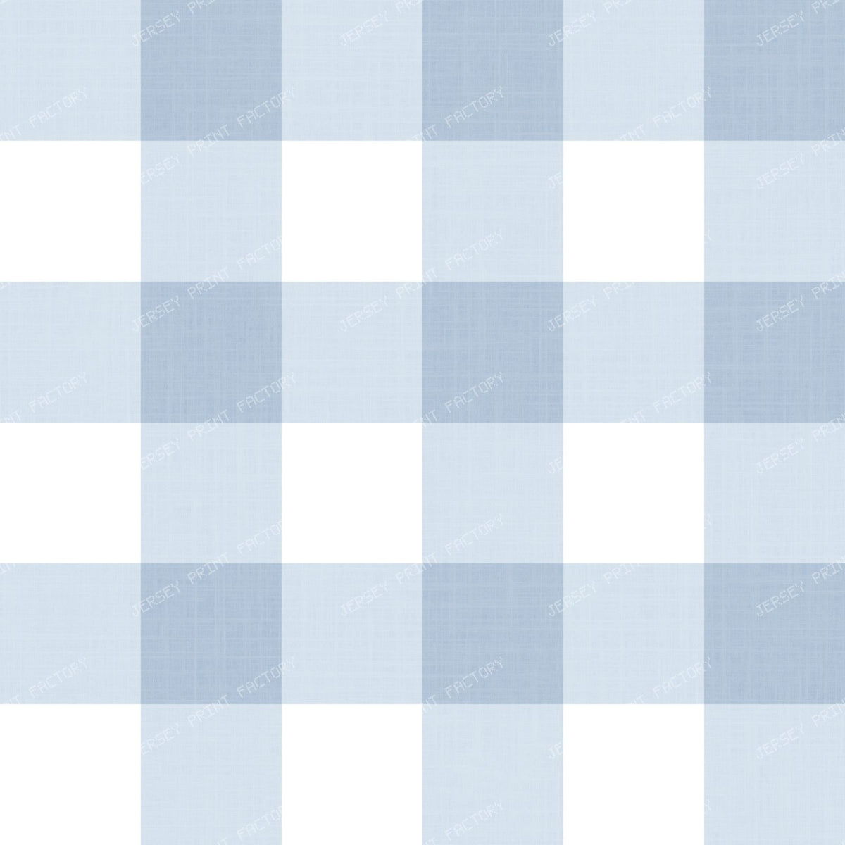 Gingham Check Linen Texture - Grandmillennial Farmhouse Cottage - Blue & White