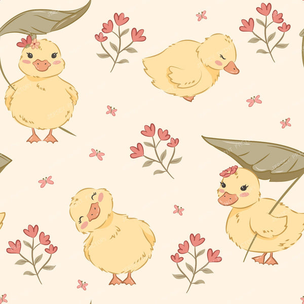 Cute Ducks | Ducks with flowers