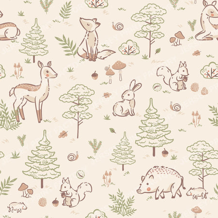 Forest Friends Collection | Outline Animals