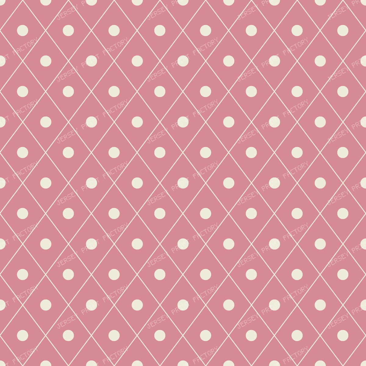 Blue Diamond Pattern, Argyle, Polka Dots, Geometric Pattern — Pink 2