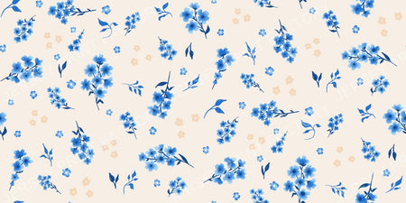 Blue Blooms Scatter