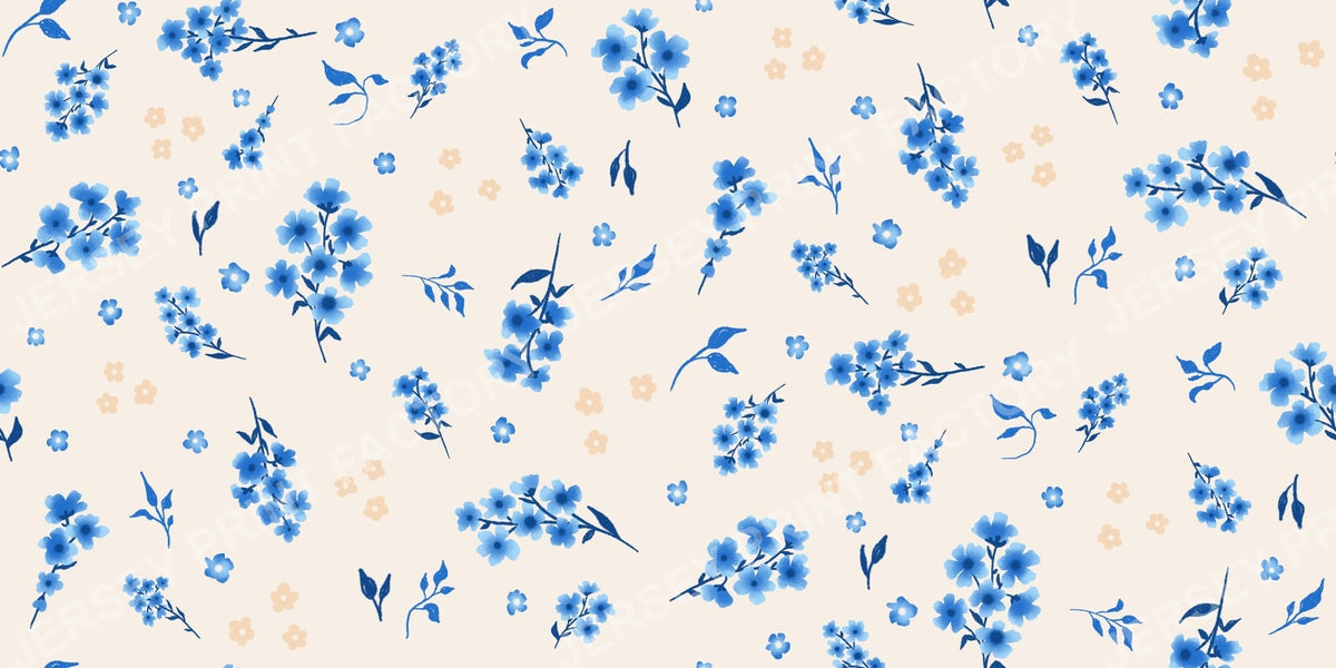 Blue Blooms Scatter