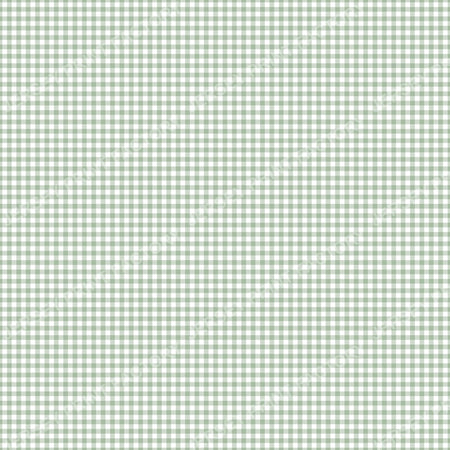 Classic gingham check in sage green - scale 25 Per Cent