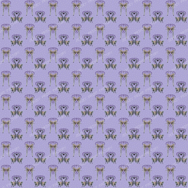 Lemurs in Love on Lavender