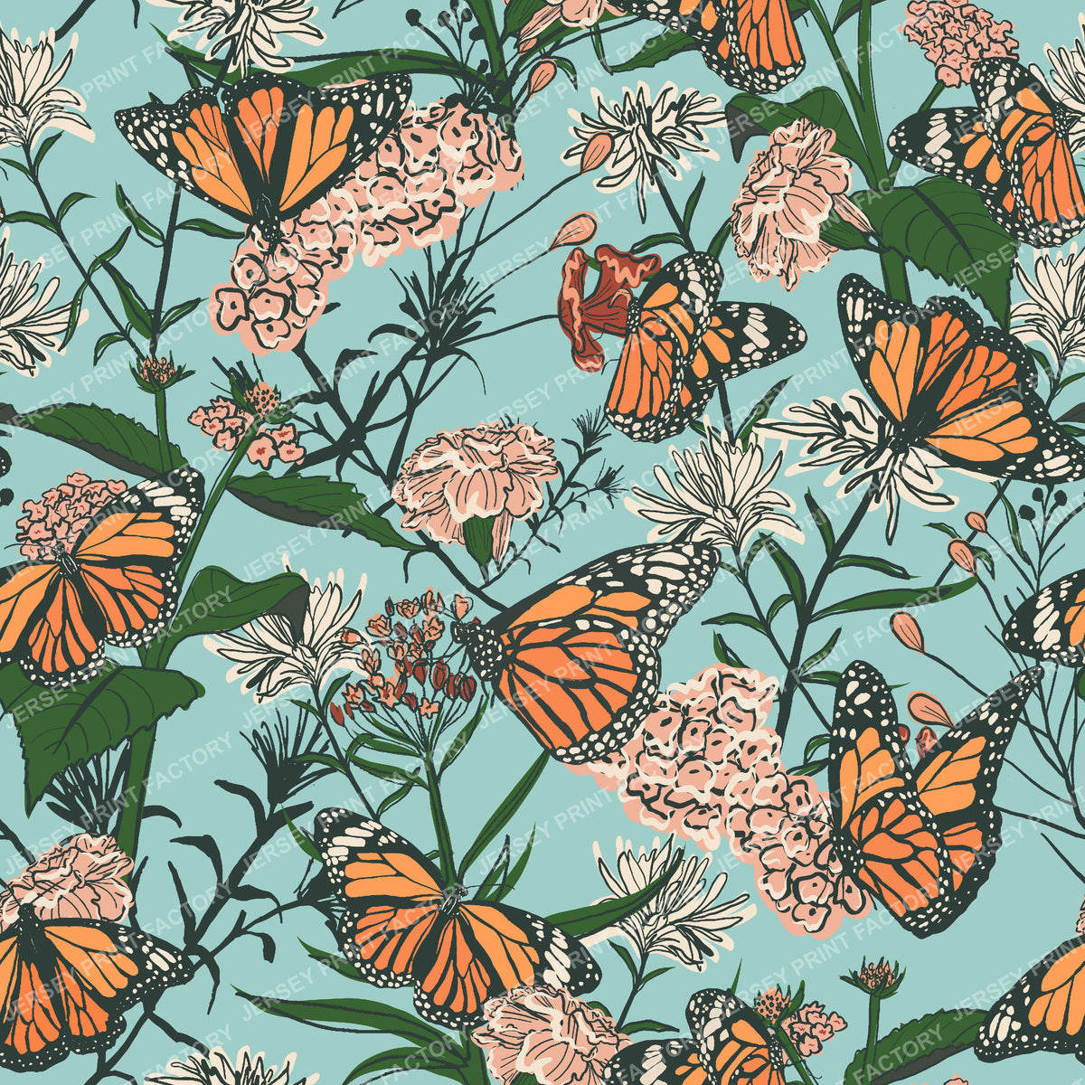 Monarch Butterfly Wildflower Garden
