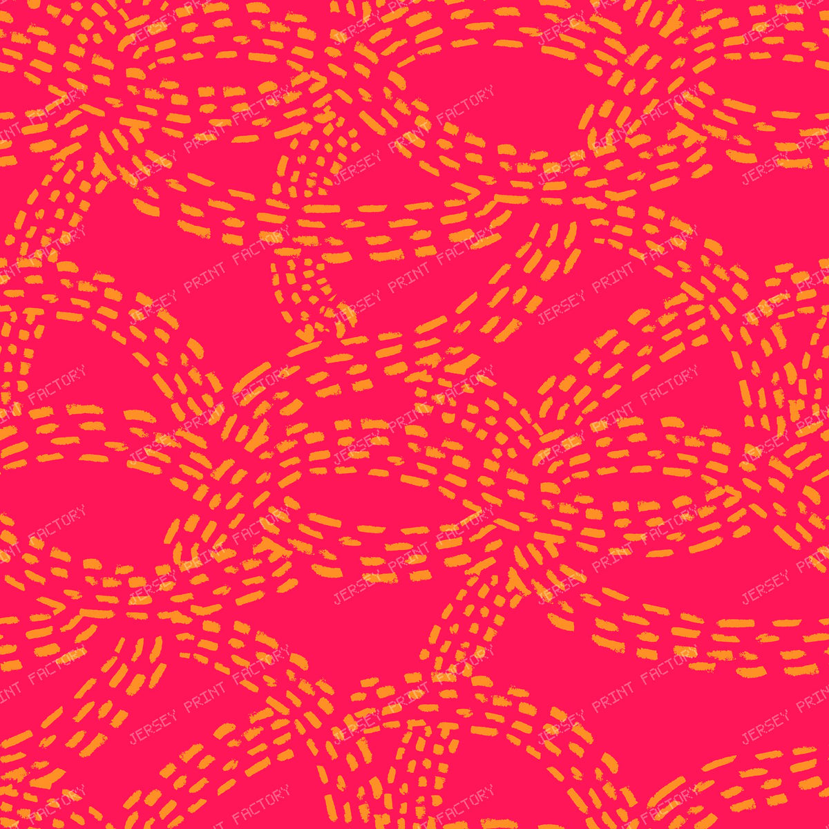 Tropical Tracks — Pink and Orange