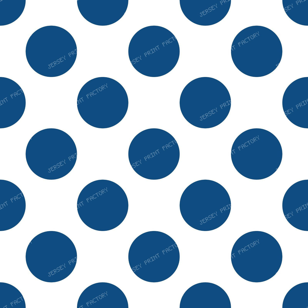 Navy Blue Polka Dots, Polka Dot Pattern, Dots — Navy Blue 2