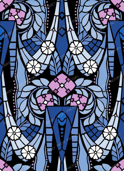 Art Nouveau sconces and swags