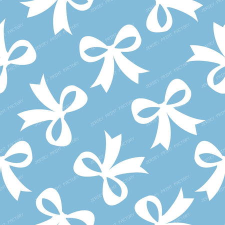 Bow Pattern, Coquette Bow, Ribbon, Cute Bow, White Bow, Black — Blue 1